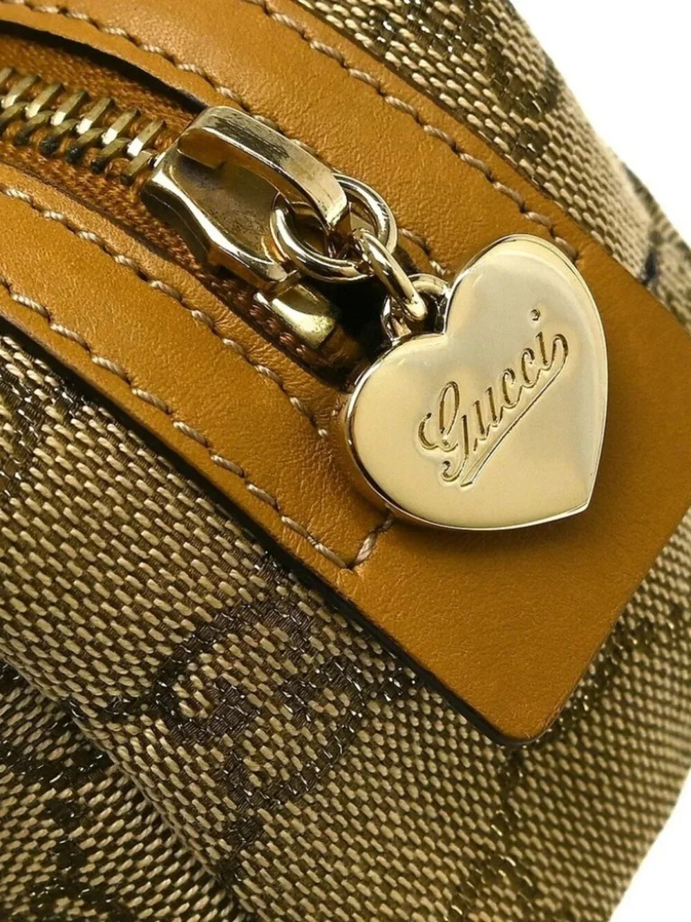 Best08 Gucci Beige GG Pouch Bag 153228 525040 NQ11338
